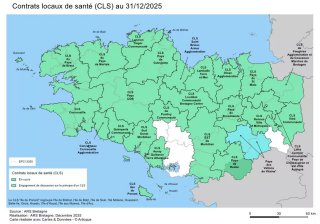 Contrats locaux de santé (CLS) au 10 janvier 2024